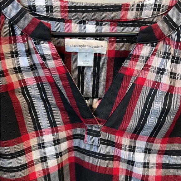 Christopher & Banks | tunic blouse - Picture 2 of 5